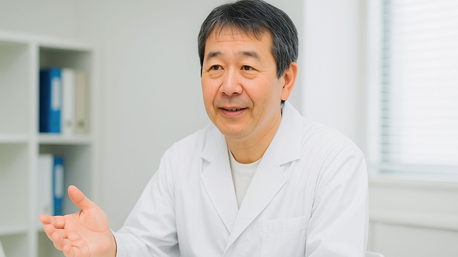 中年の品質管理責任者の写真