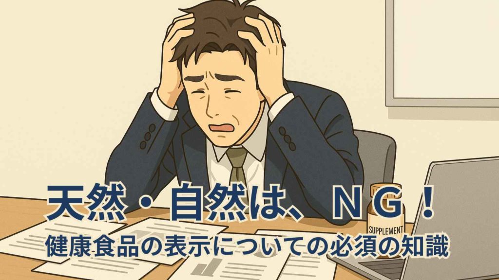 健康食品の企画担当者が、会議室で頭を抱えて『やらかしてしまった…』という表情を浮かべている様子。机の上には散らかった書類が置かれており、失敗の瞬間を表すいきいきとしたシーン。